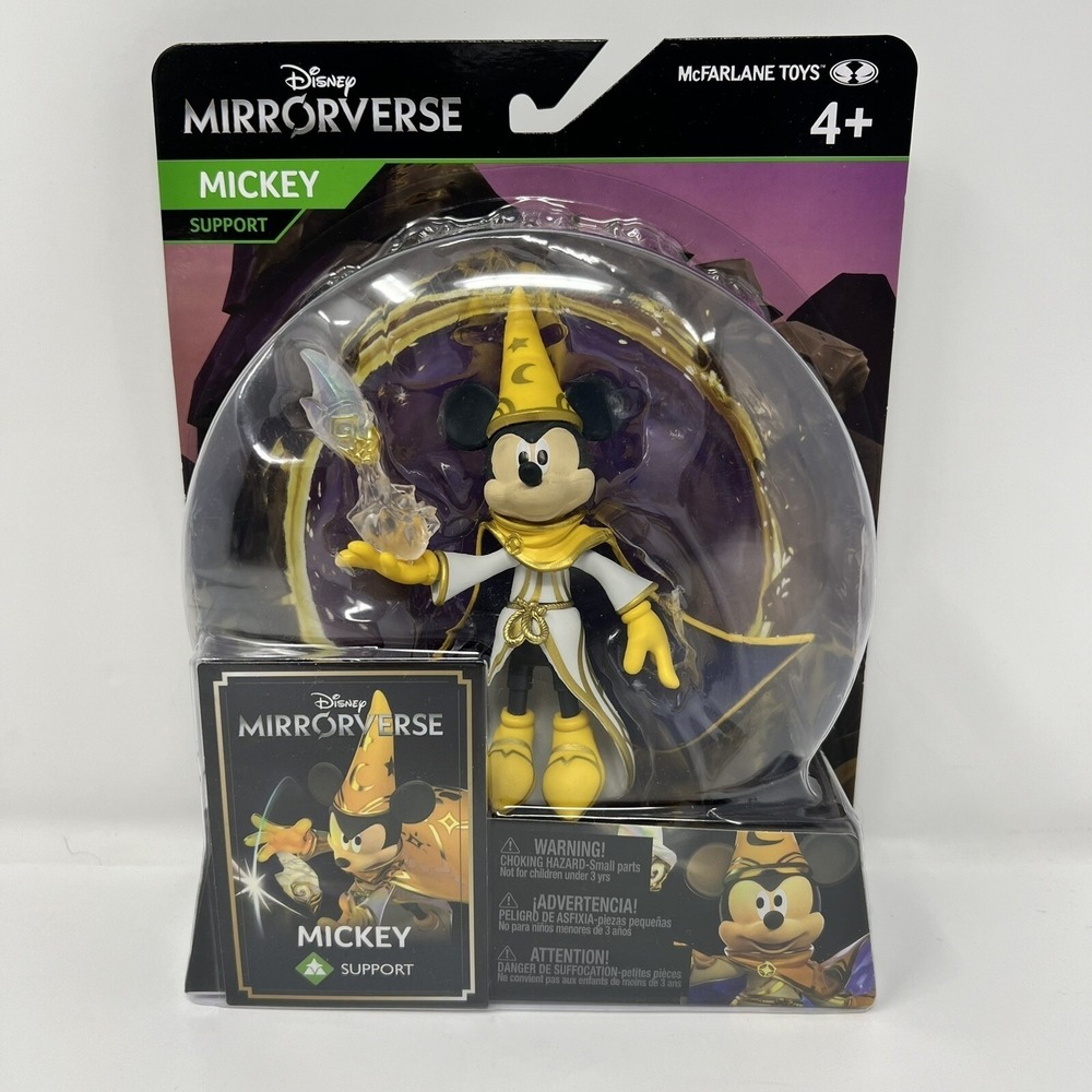 McFarlane Toys Mirrorverse Action Figure Mickey Wizard Support Sealed NIB
